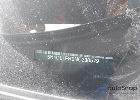 2022 Infiniti Qx60 Luxe z USA, uszkodzony, nr VIN 5N1DL1FR0NC330579